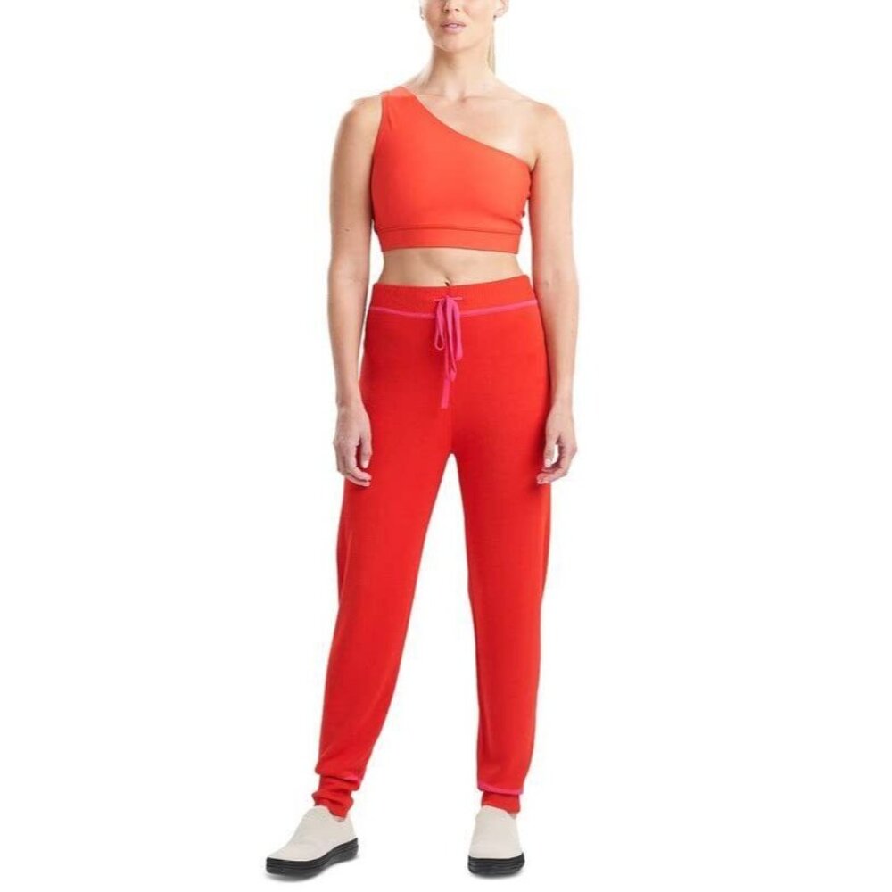 Josie Natori Women's Retreat Pants (Salsa, Size L Red)